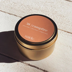 
                  
                    #38 CAMPFIRE TIN SOY CANDLE BY SAIDE
                  
                