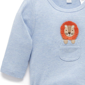 
                  
                    LION PEEKABOO BODYSUIT BY PUREBABY
                  
                