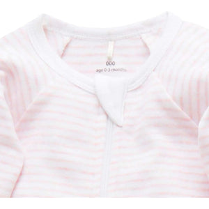 
                  
                    PALE PINK 2 PACK ZIP GROWSUIT BY PUREBABY
                  
                