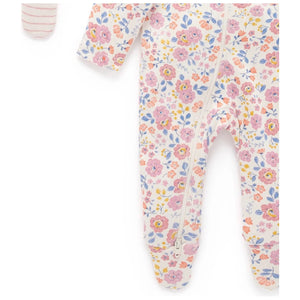 
                  
                    PANSY PRINT 2 PACK ZIP GROWSUIT BY PUREBABY
                  
                