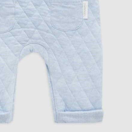 
                  
                    SOFT BLUE QUILTED OVERALL BY PUREBABY
                  
                