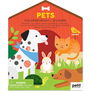 
                  
                    PETS COLOURING BOOK WITH STICKER BY PETIT COLLAGE
                  
                