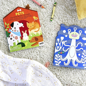 
                  
                    PETS COLOURING BOOK WITH STICKER BY PETIT COLLAGE
                  
                