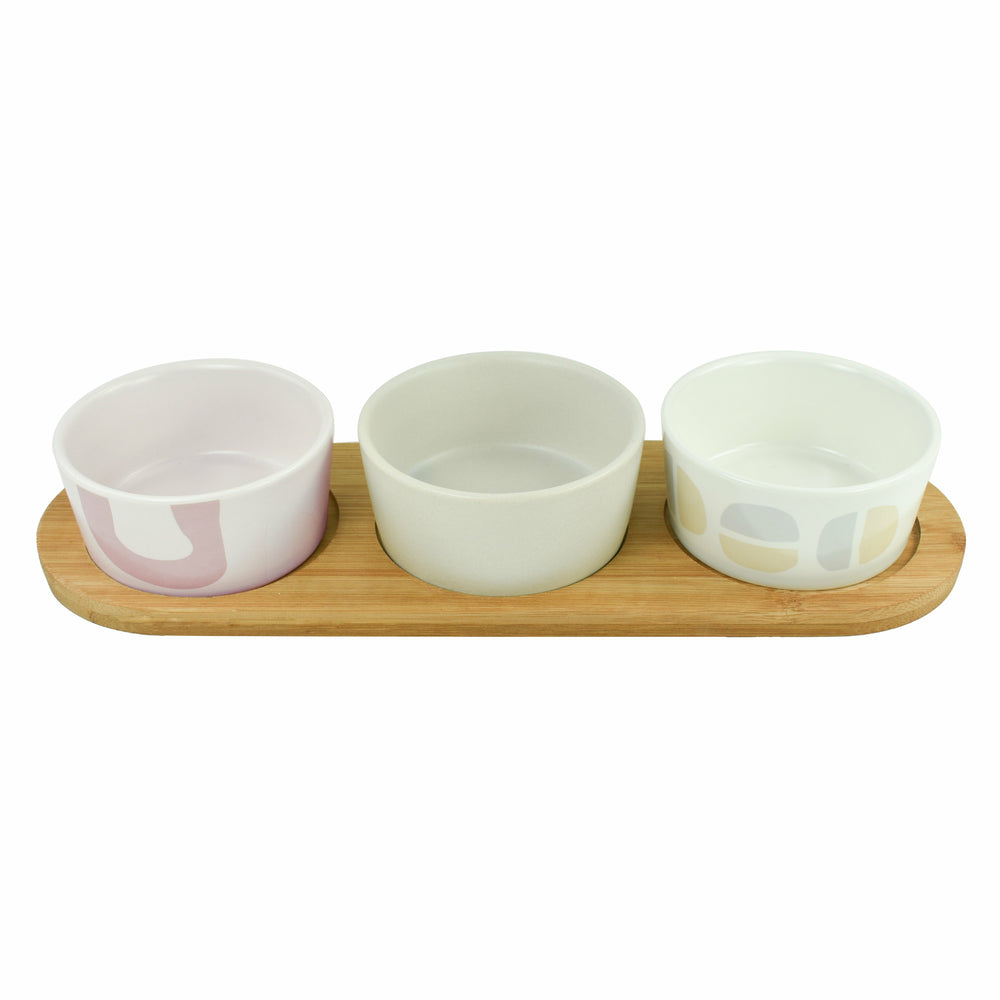 RELIC BOWLS ON TRAY 4PCE